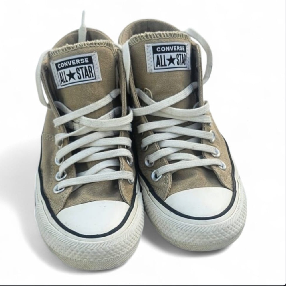 Converse Beige High-Top Sneakers